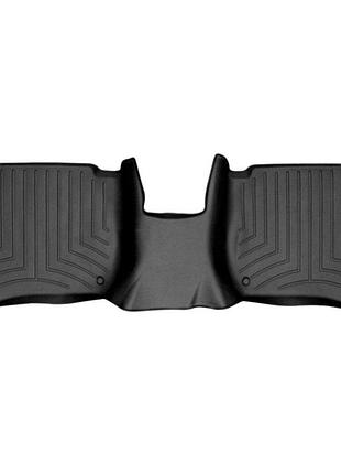 Килимки в салон (задні) volkswagen touareg 2010- бортиком чорні 4 зон 443333 weathertech