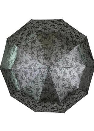 Женский зонт полуавтомат понж. три сложения.