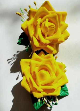 Резиночки розочки hand made
