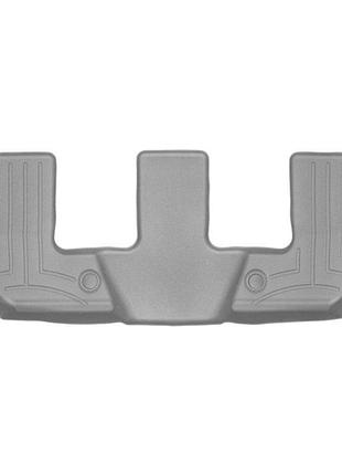 Задние коврики volvo xc90 2016- с бортиком серые hybrid 468283 weathertech