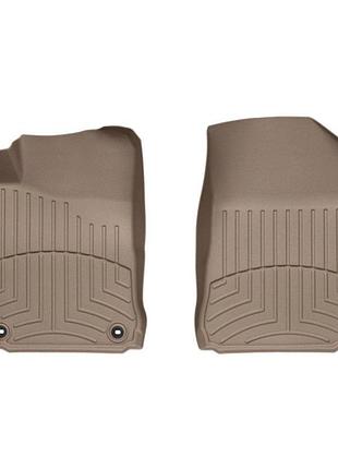 Передние коврики toyota camry 2011- с бортиком бежевые 454001 weathertech