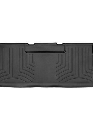 Задние коврики tesla model s 2012- c бортиком черные 444582 weathertech