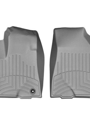 Передние коврики toyota highlander 2014- с бортиком серые 466321 weathertech
