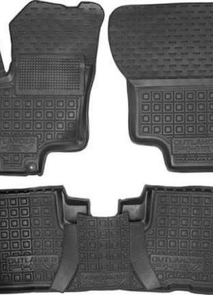 Поліуретанові килимки mitsubishi outlander phev (2017>) hibrid 11607 avto-gumm (мітсубісі аутлендер)