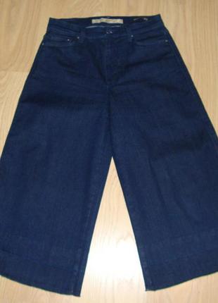 Юбка-брюки джинсовые темно синие colin's2 фото