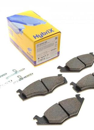 Колодки тормозные передние seat cordoba ibiza 93-02 vw golf jetta 76-91 passat b2 83-88 22-0045-0k