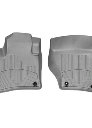 Передние коврики volkswagen touareg 2010- бортиком серые 463331 weathertech