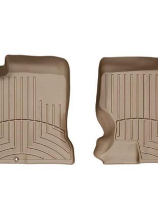 Передние коврики infiniti fx 2003-09 с бортиком бежевые 450921 weathertech