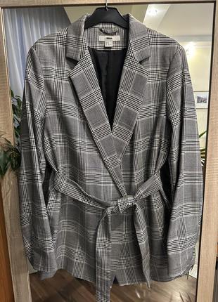 Піджак у клітинку h&m