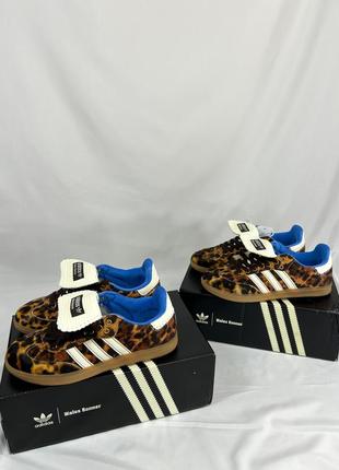 Кроссовки adidas samba pony wales bonner leopard леопард 37, 38