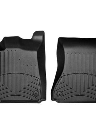 Килимки в салон (передні) audi a6 2012- з бортиком чорні 445641 weathertech