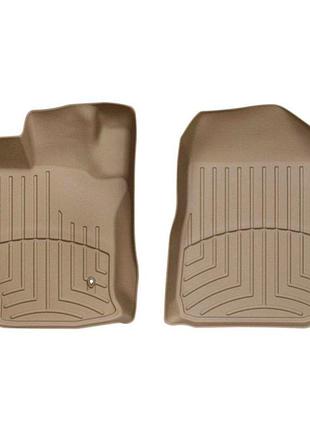 Передние коврики toyota venza 2008-12 с бортиком бежевые 451831 weathertech