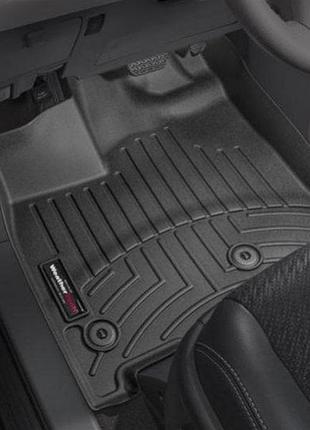 Передние коврики toyota sienna 2013- с бортиком черные 444751 weathertech