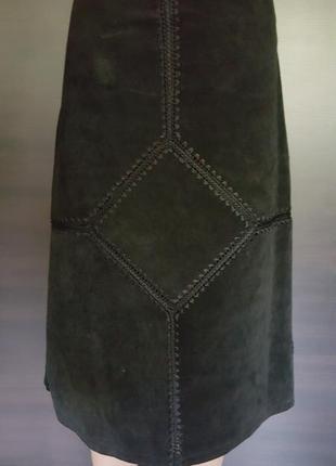 Великолепная брендовая юбка "saint tropez" 100% натуральная замша    saint tropez