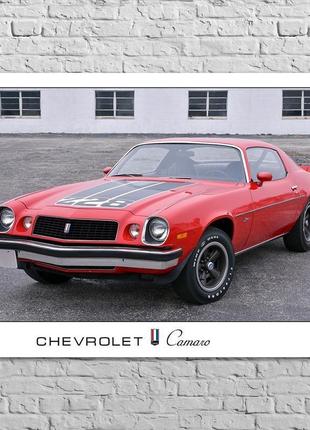 Плакат chevrolet camaro gen.2