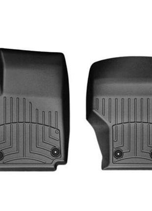 Передние коврики volkswagen amarok 2009-14 с бортиком черные 443261 weathertech