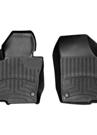 Передние коврики volkswagen tiguan 2007- бортиком черные 445461 weathertech