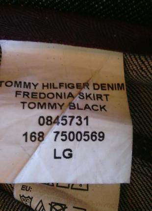 Фирменная джинсовая юбка с завышенной талией "tommy hilfiger" 40-42       tommy hilfiger2 фото