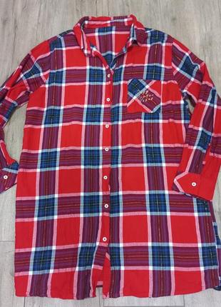 Ночна сорочка в клітинку