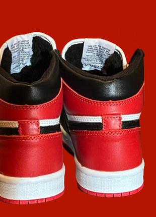 Топ ❤️ кроссовки nike air jordan 1 555088-010 42 сникерсы black red white найк ботинки джордан sk-85 фото