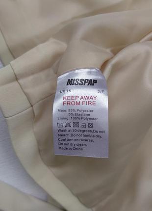 Укороченый кроп блейзер пиджак жакет оверсайз misspap uk 16 /l7 фото