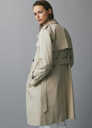 Тренч плащ massimo dutti1 фото