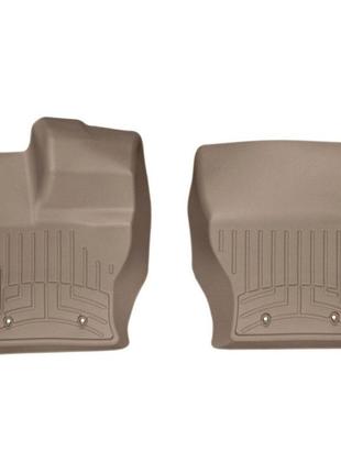 Передние коврики land rover range rover vogue 2013- с бортиком бежевые 454801 weathertech
