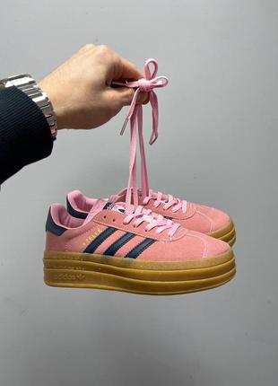 Кроссовки adidas gazelle bold pink glow