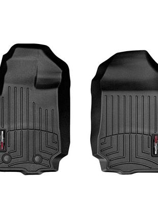 Передние коврики ford ranger 2012- с бортиком черные 445131 weathertech