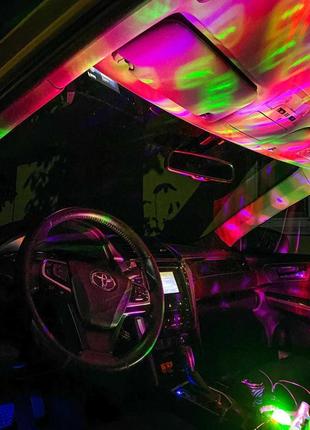 Світлодіодне rgb підсвічування з датчиком звуку світломузика l...