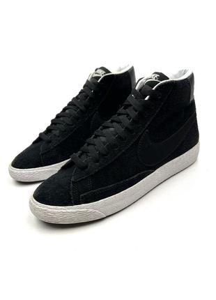 Оригинальные замшевые кеды nike blazer