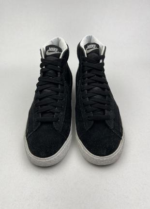 Оригинальные замшевые кеды nike blazer3 фото