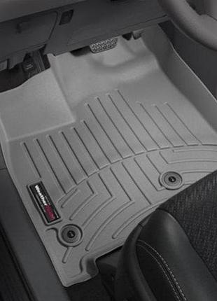 Передние коврики toyota sienna 2013- с бортиком серые 464751 weathertech