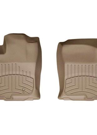 Передние коврики toyota land cruiser prado 150 2009-13 с бортиком бежевые 452861 weathertech