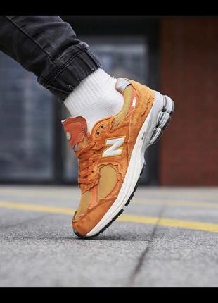 New balance 2002r protection orange1 фото