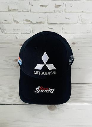 Бейсболка темно-синяя mitsubishi 8