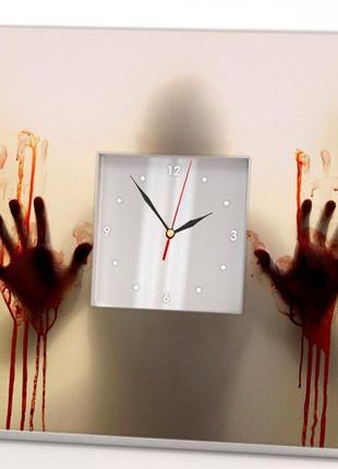 Настінний годинник "ходячі мерці. зомбі. the walking dead" (c03015)