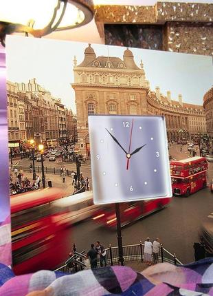 Настінний арт-годинник "лондон" (c03038)2 фото