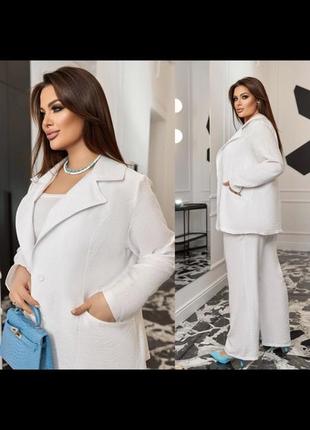 Льняной костюм