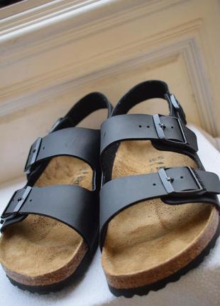 Ортопедичні шльопанці сланці сандалі сандалії босоніжки birkenstock milano р. 416 фото