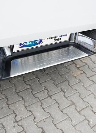 Volkswagen amarok (2010-) накладка на задній бампер