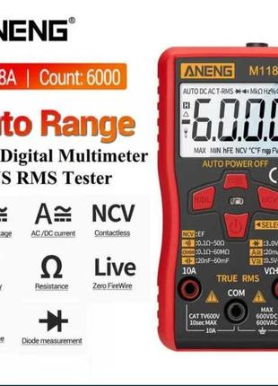 Мультиметр aneng m118a тестер