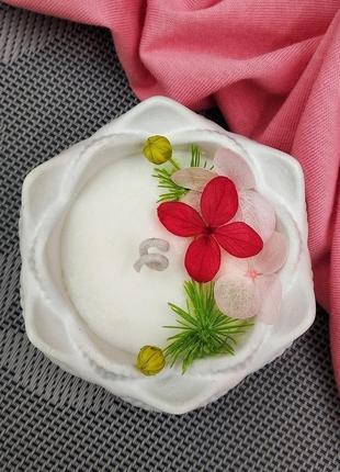 Соєва свічка "ароматна квітка"1 фото
