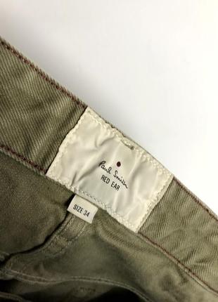 Джинсы paul smith red ear red selvedge slub denim6 фото