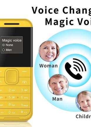 Мини мобильный телефон aiek bm222 2sim белый 4