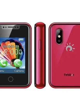 Мини мобильный телефон aiek bm 8xr 2sim mini красный