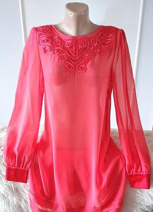 Розпрожаж!коралова сукня від papaya, p.12/l/40