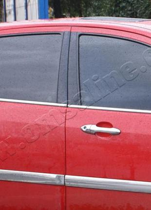 Ford focus 5d/sedan (1998-2005) молдинги стекол нижние 4шт
