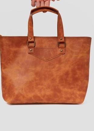 Класична жіноча сумка з шкіри.5 фото