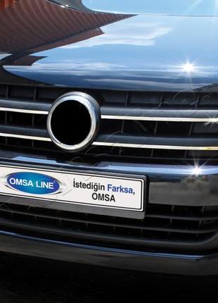 Volkswagen amarok (2010-) накладки на решітку радіатора 4шт